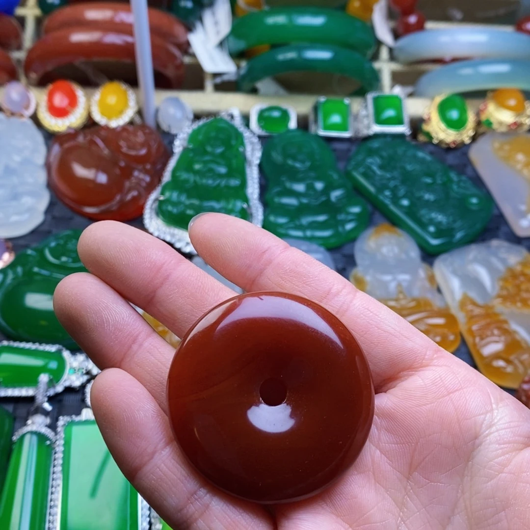 ＇***姐玛瑙/玉髓未镶嵌颈饰