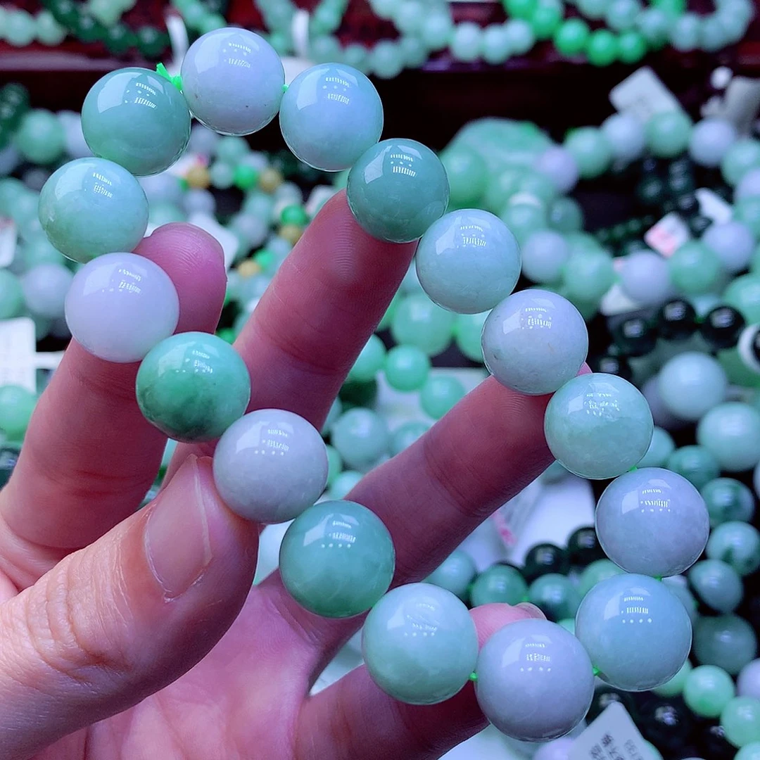 翡翠未镶嵌毛衣链