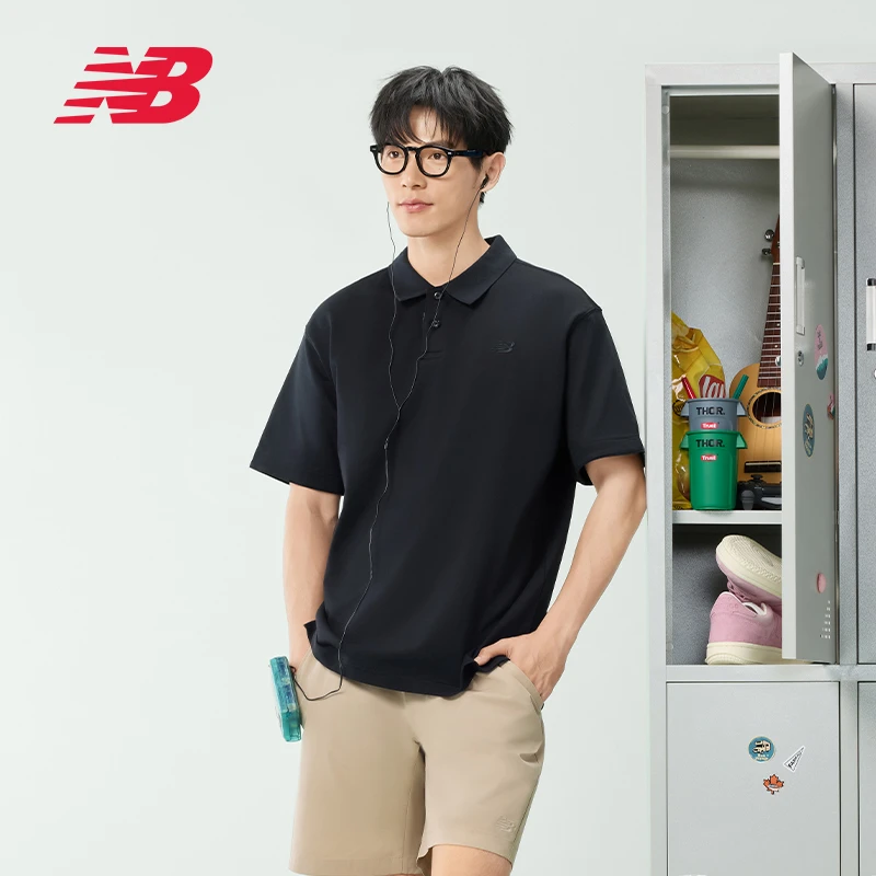 【跑者美学】New Balance 官方25新款夏季男休闲POLO短袖NFF27011