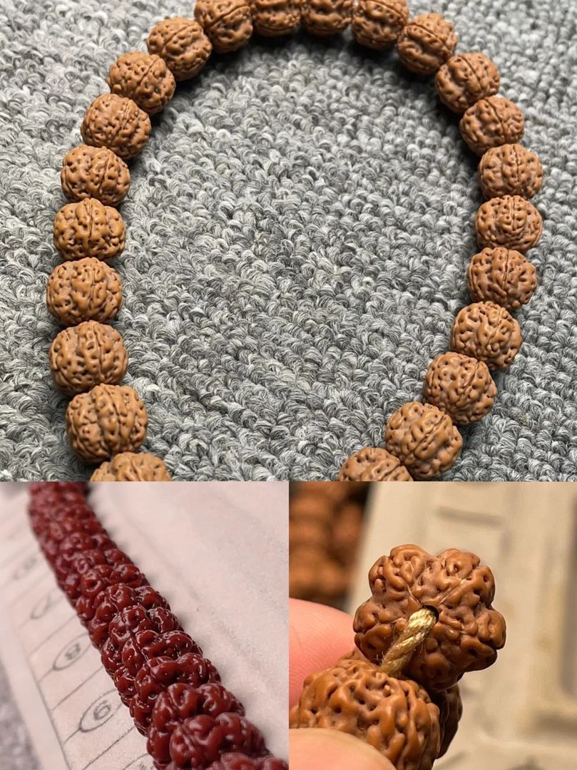 毕业款老树双面梅花佛手小金刚金刚菩提菩提子手串手串文玩