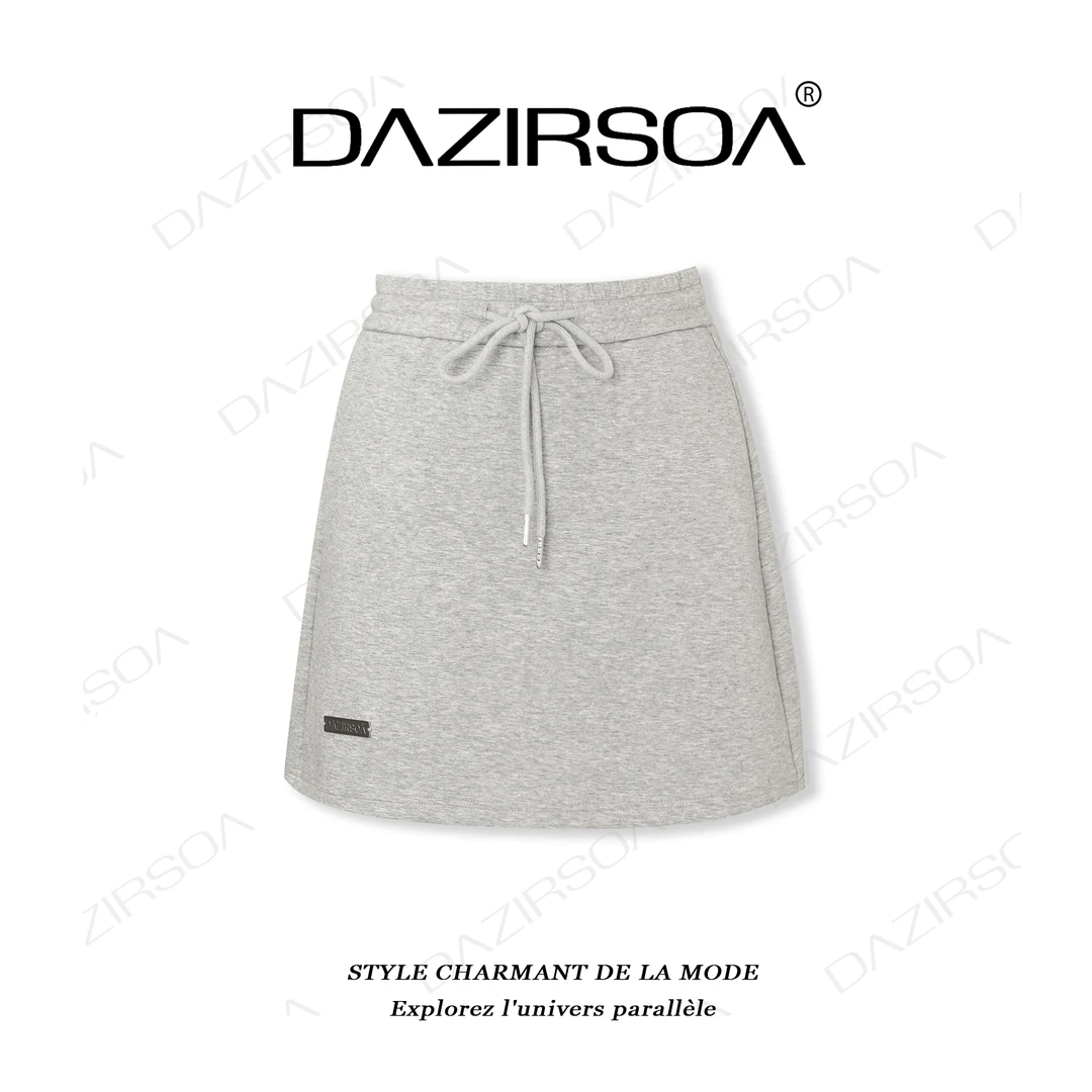 24A/W// “白日梦由” 绑带运动高级感卫衣短裙 S912
