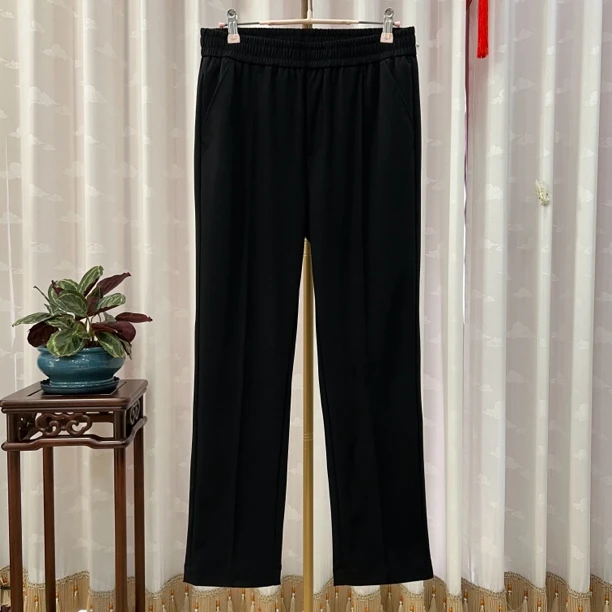 胖人坊针织小西裤01341 裤长94