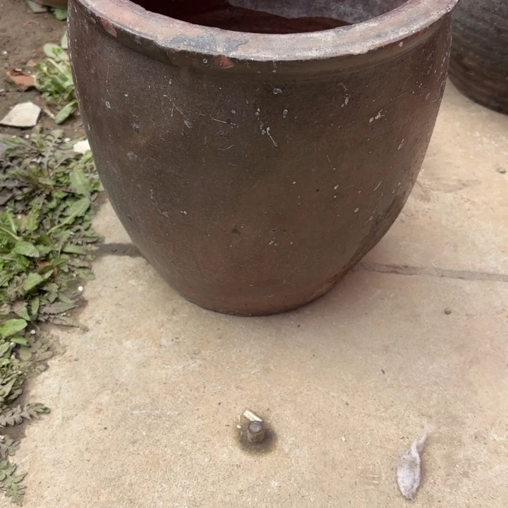 红陶明*居马口窑罐子