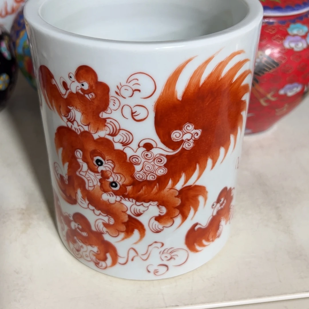 景德镇陶瓷工艺品摆件男***色