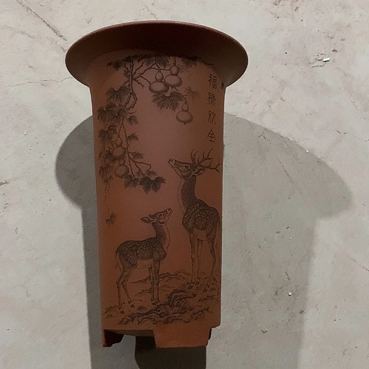 紫砂花盆紫砂花盆