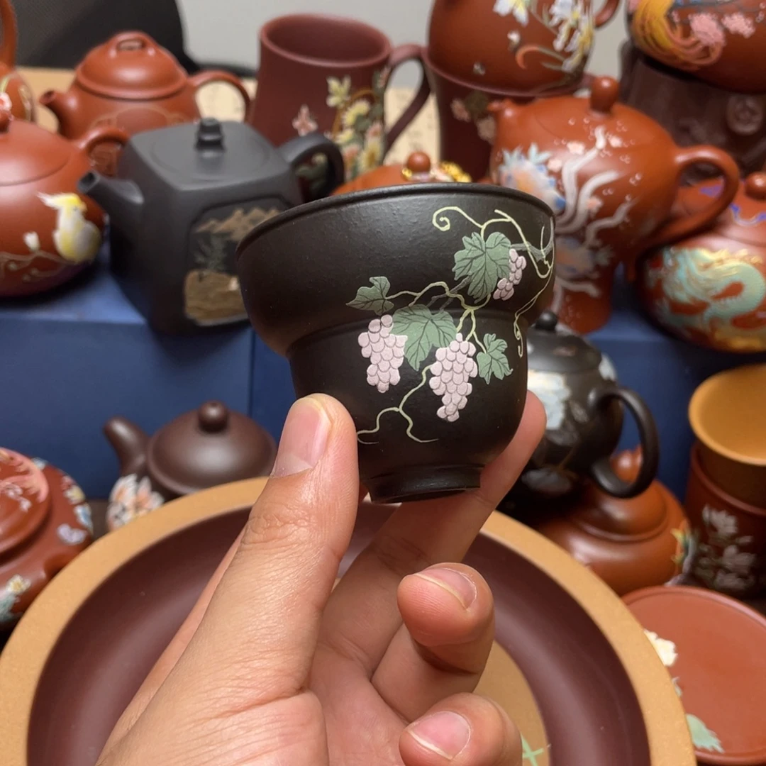 茶杯紫砂紫砂主人杯100cc
