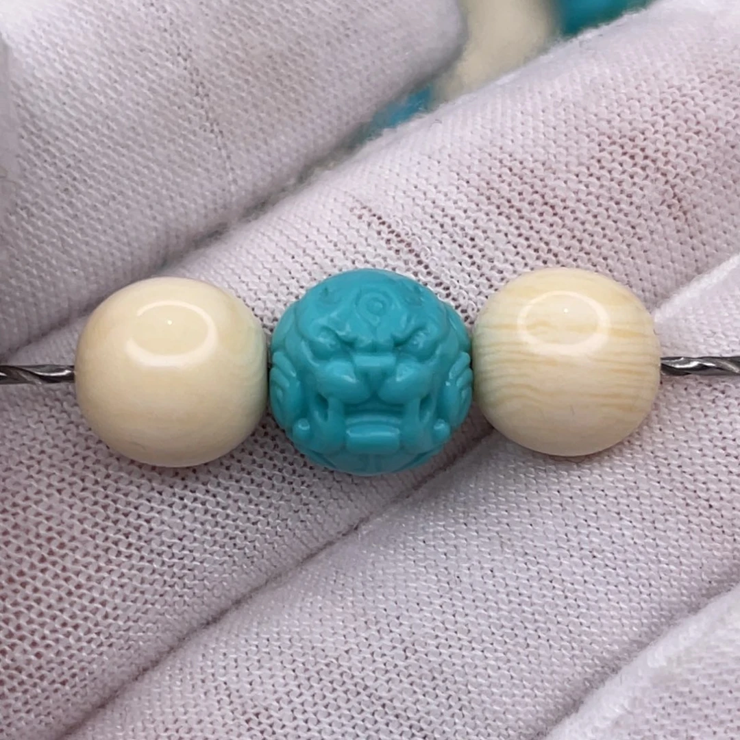 绿松石挂件未镶嵌10.3mm