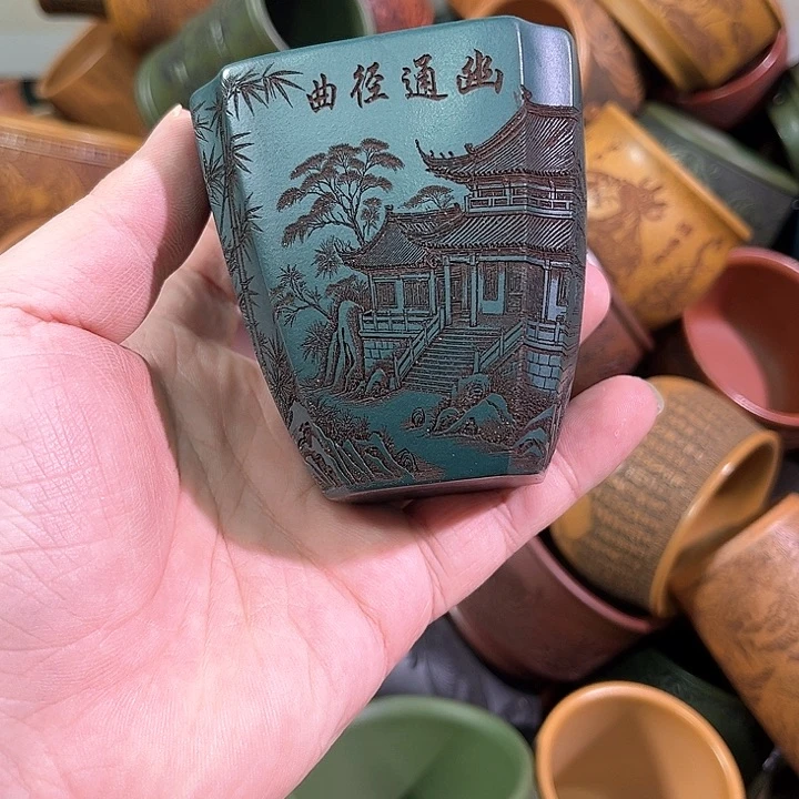 茶杯紫砂全手工紫砂主人杯