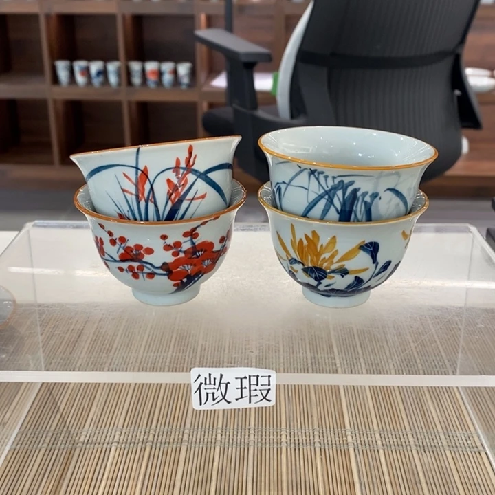 釉下老陶泥手工绘制