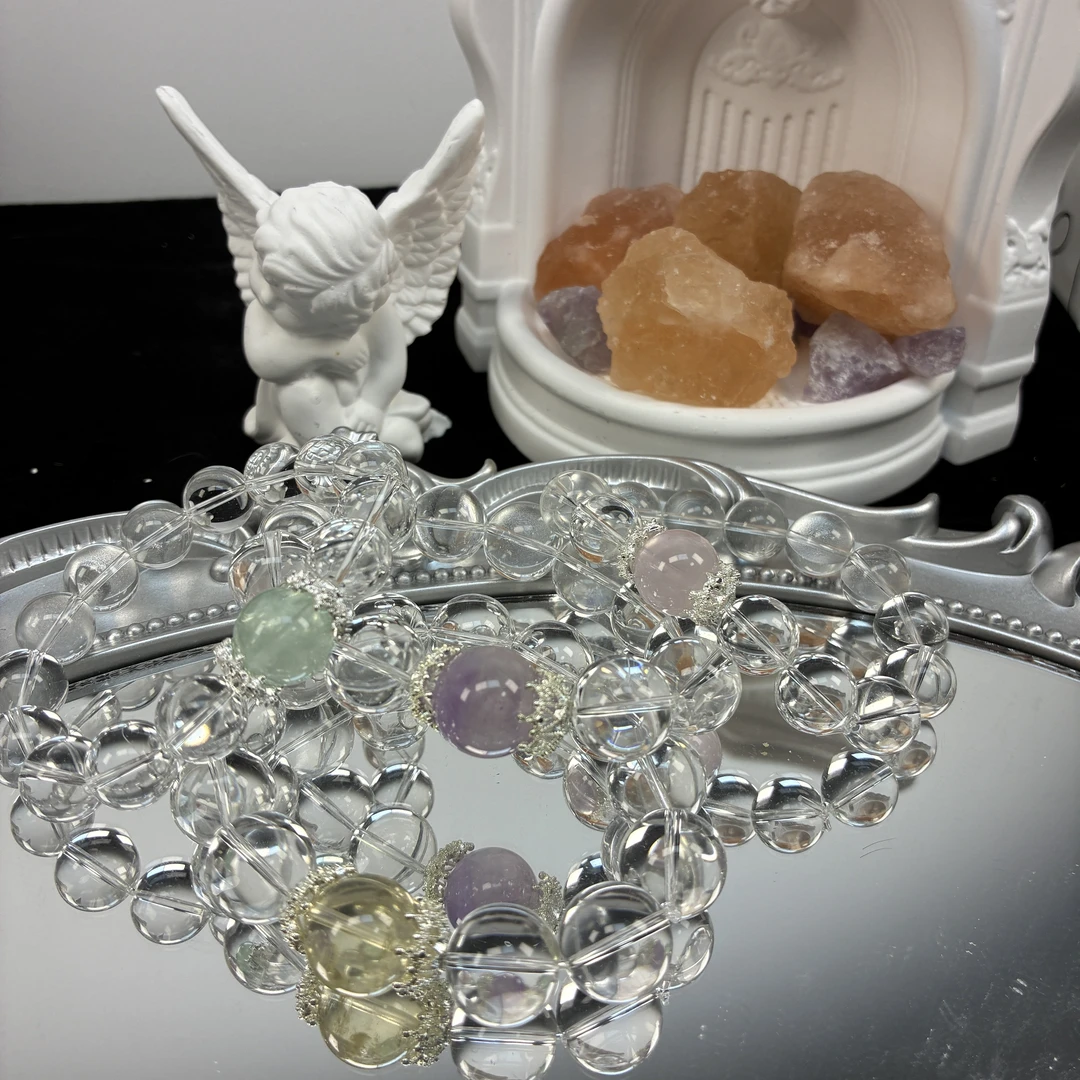 合金水晶手链 初樱/净体白水治愈系手串