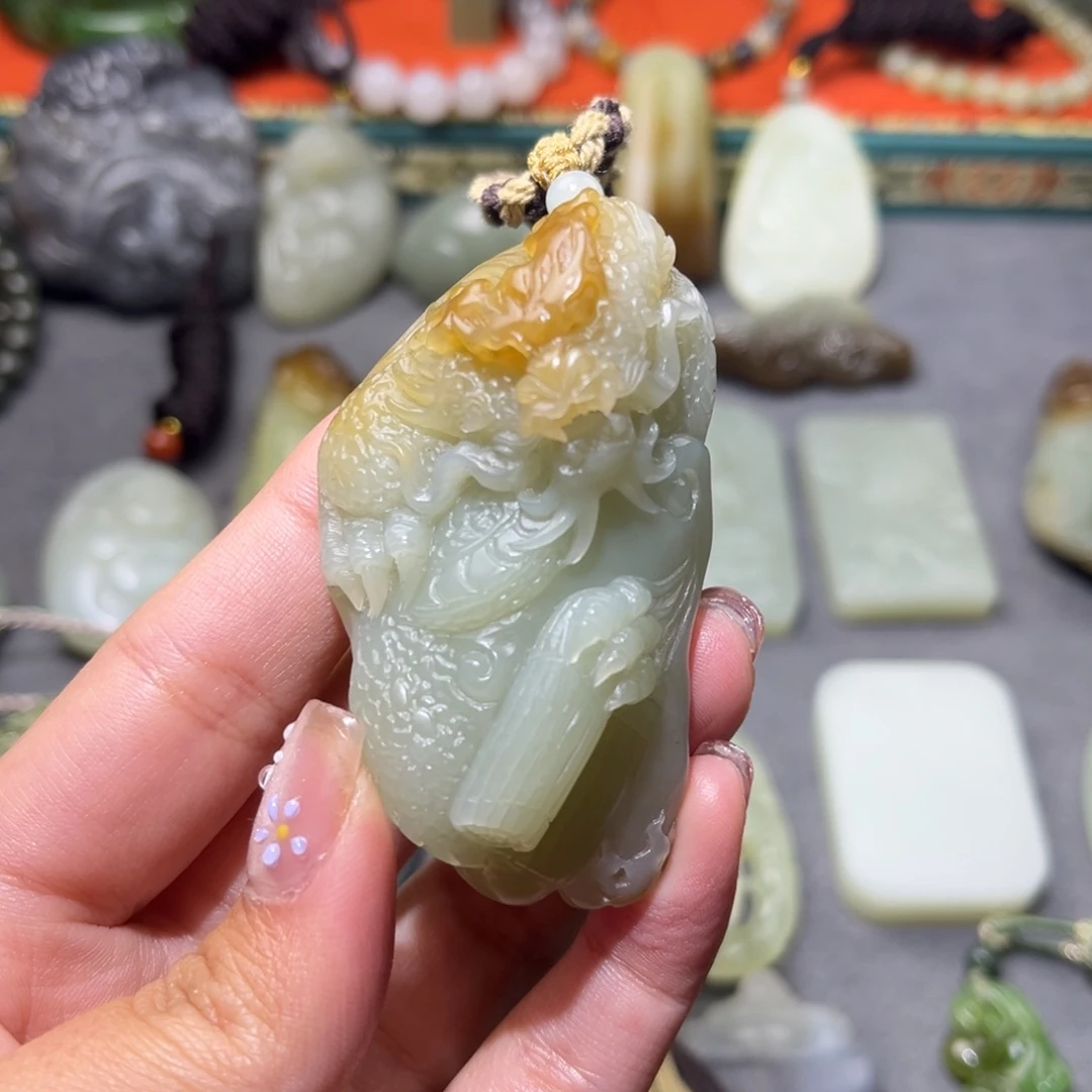 和田玉（糖玉）把件未镶嵌