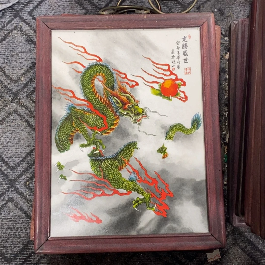 瓷37*28 景德镇瓷板画柴窑烧制