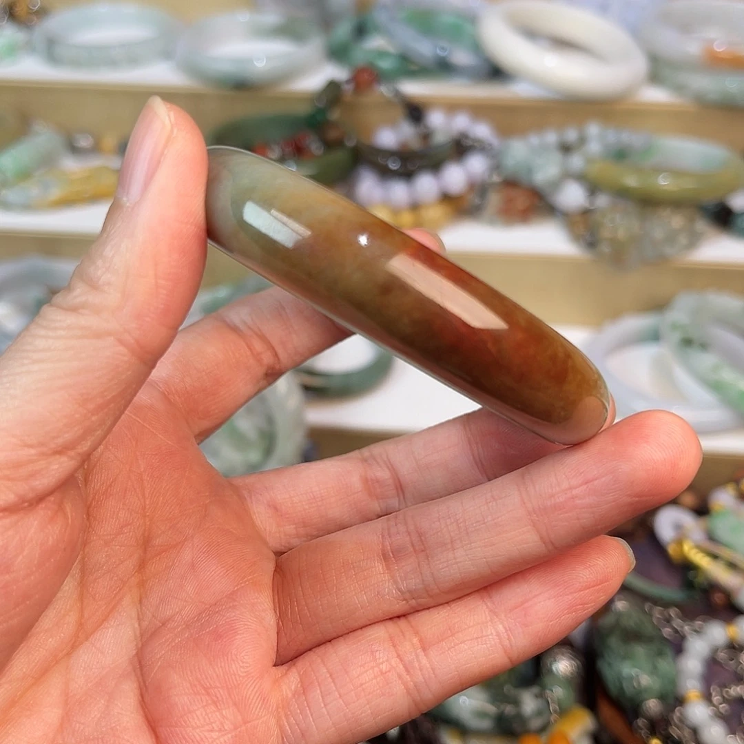 翡翠未镶嵌手链手镯