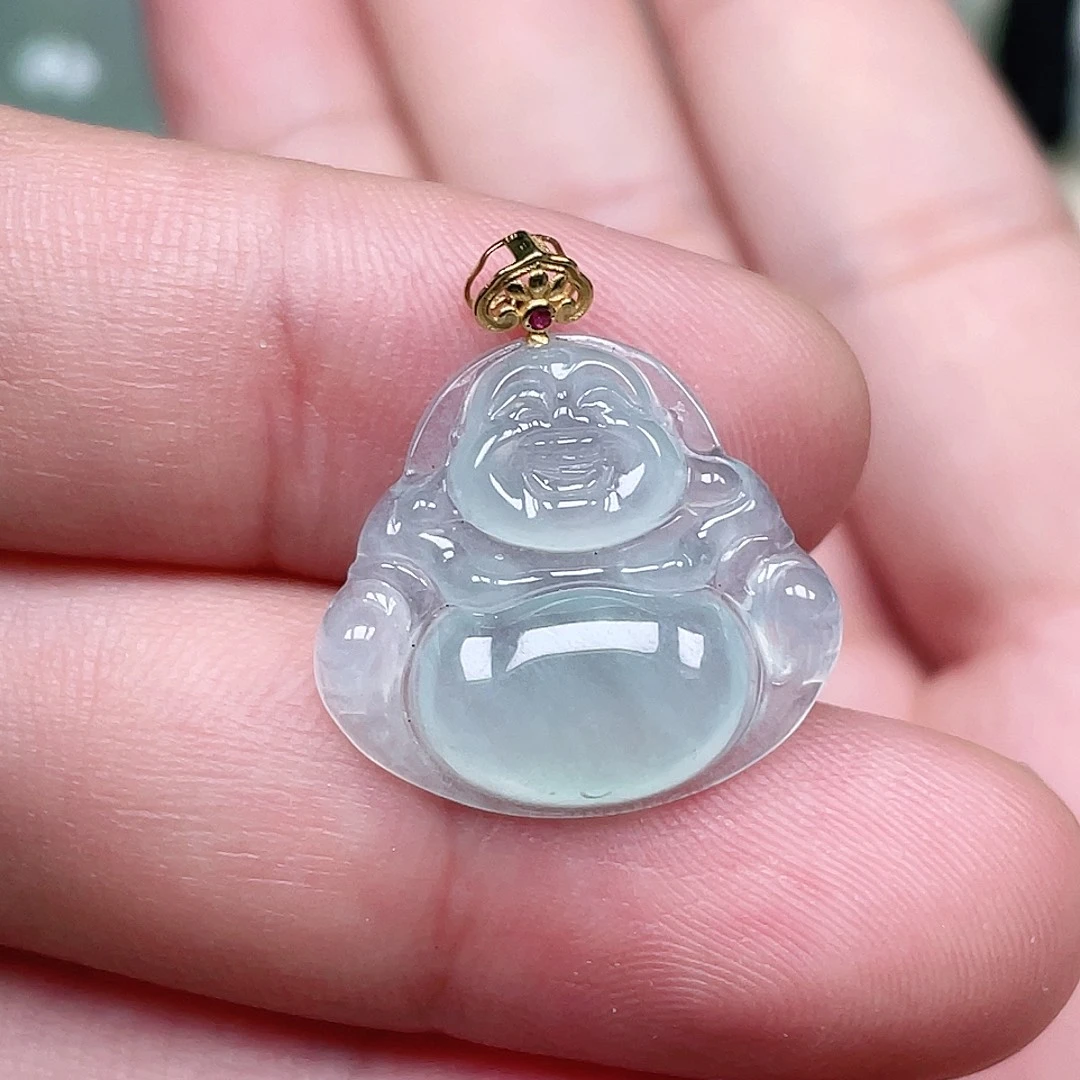 颈饰未镶嵌翡翠佛公