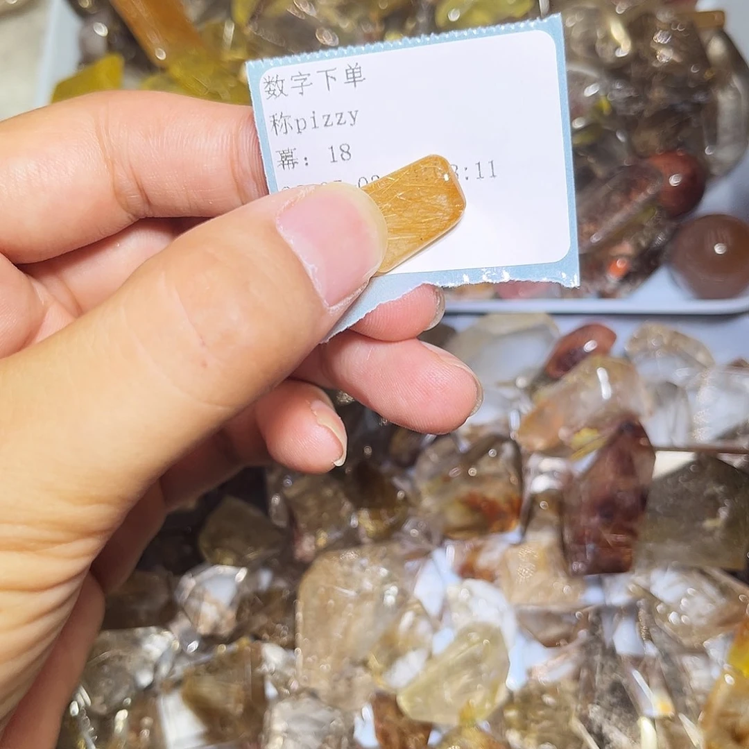 烟晶戒指银S925镶嵌