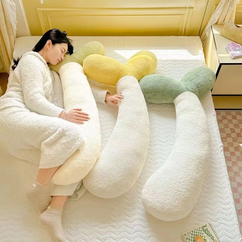 豆芽长条抱枕卧室床上女生睡觉专用枕头侧睡夹腿神器男生款靠背垫
