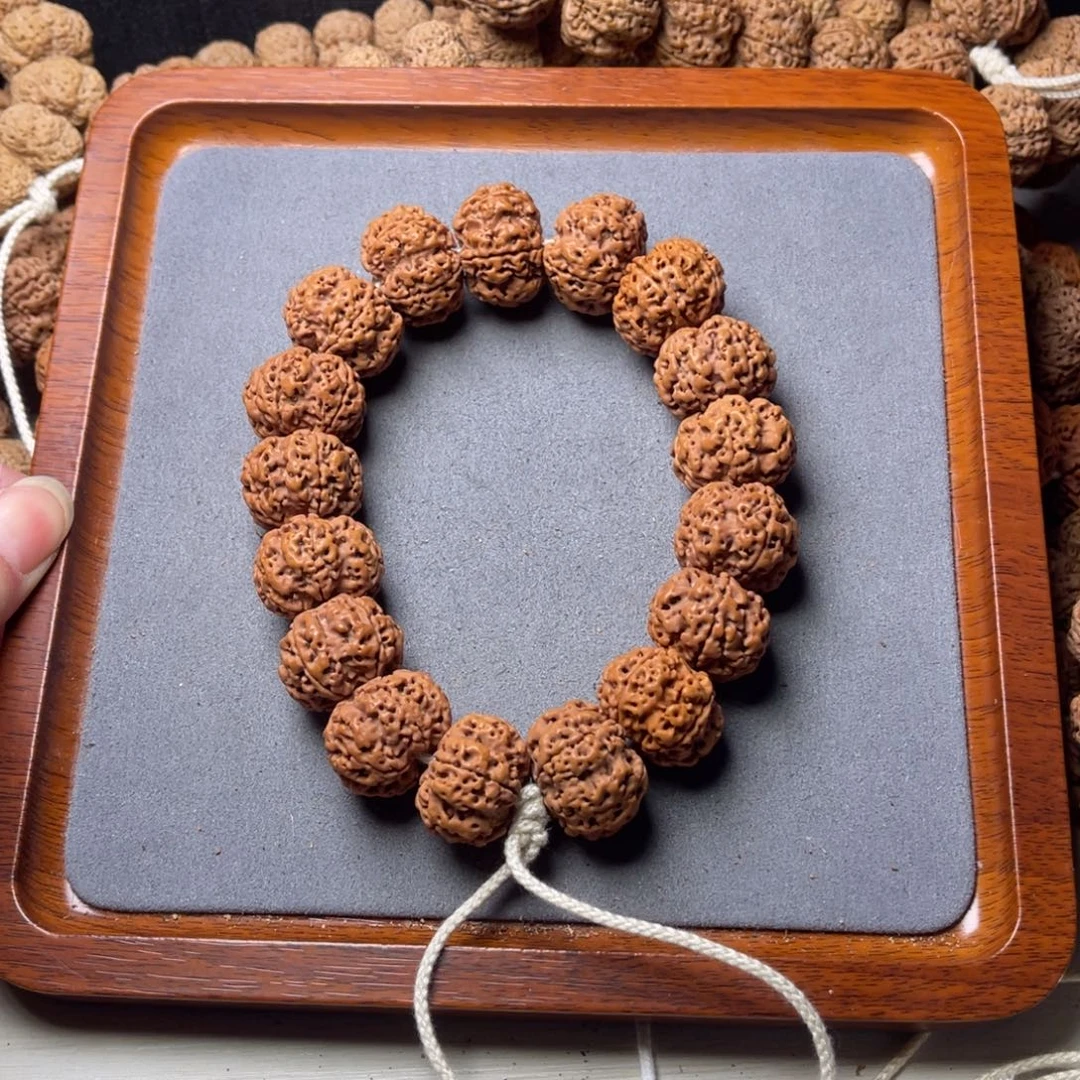 菩提籽类20号金刚菩提平头尾梅花蜂窝22+