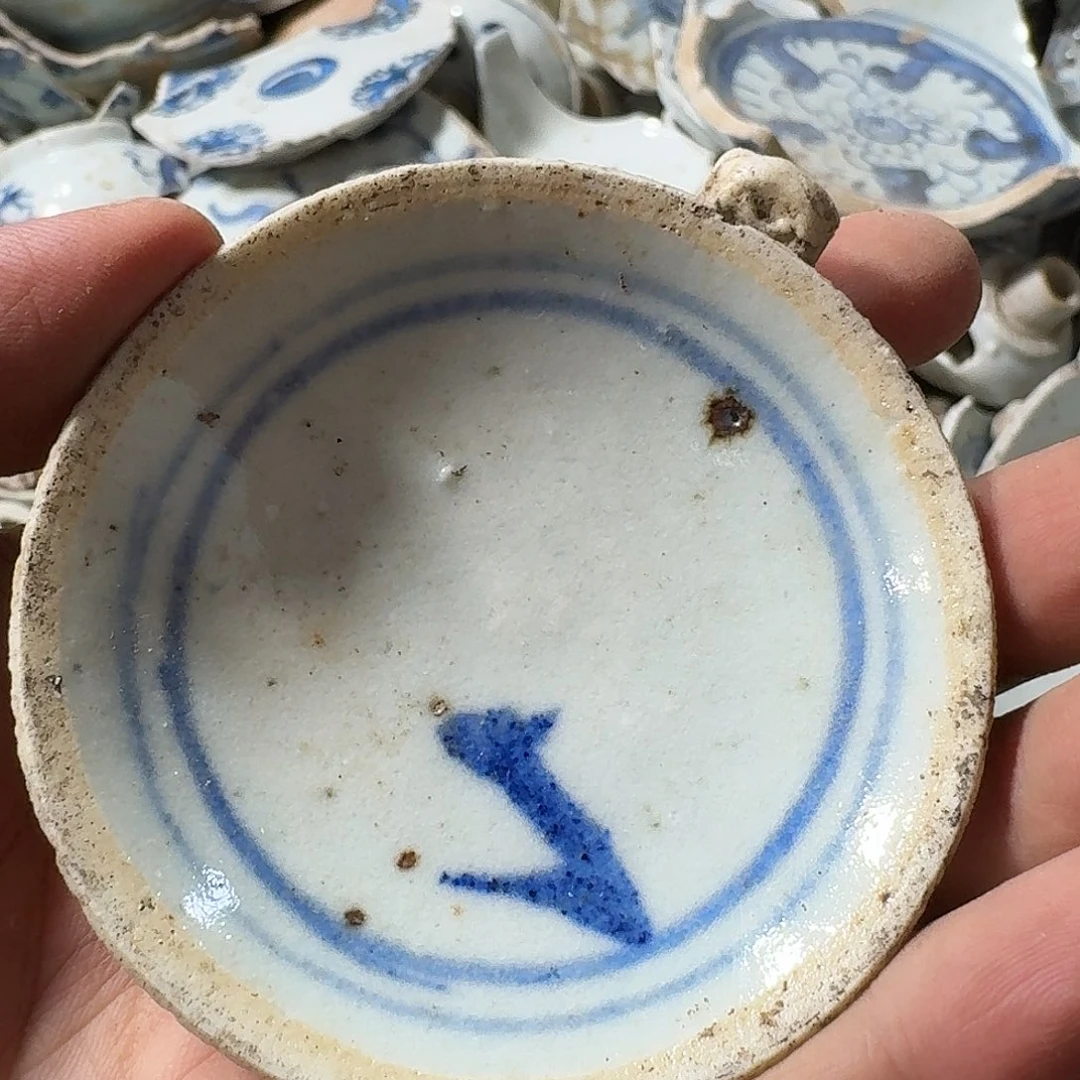 文***昌瓷片瓷片标本，顺丰包邮