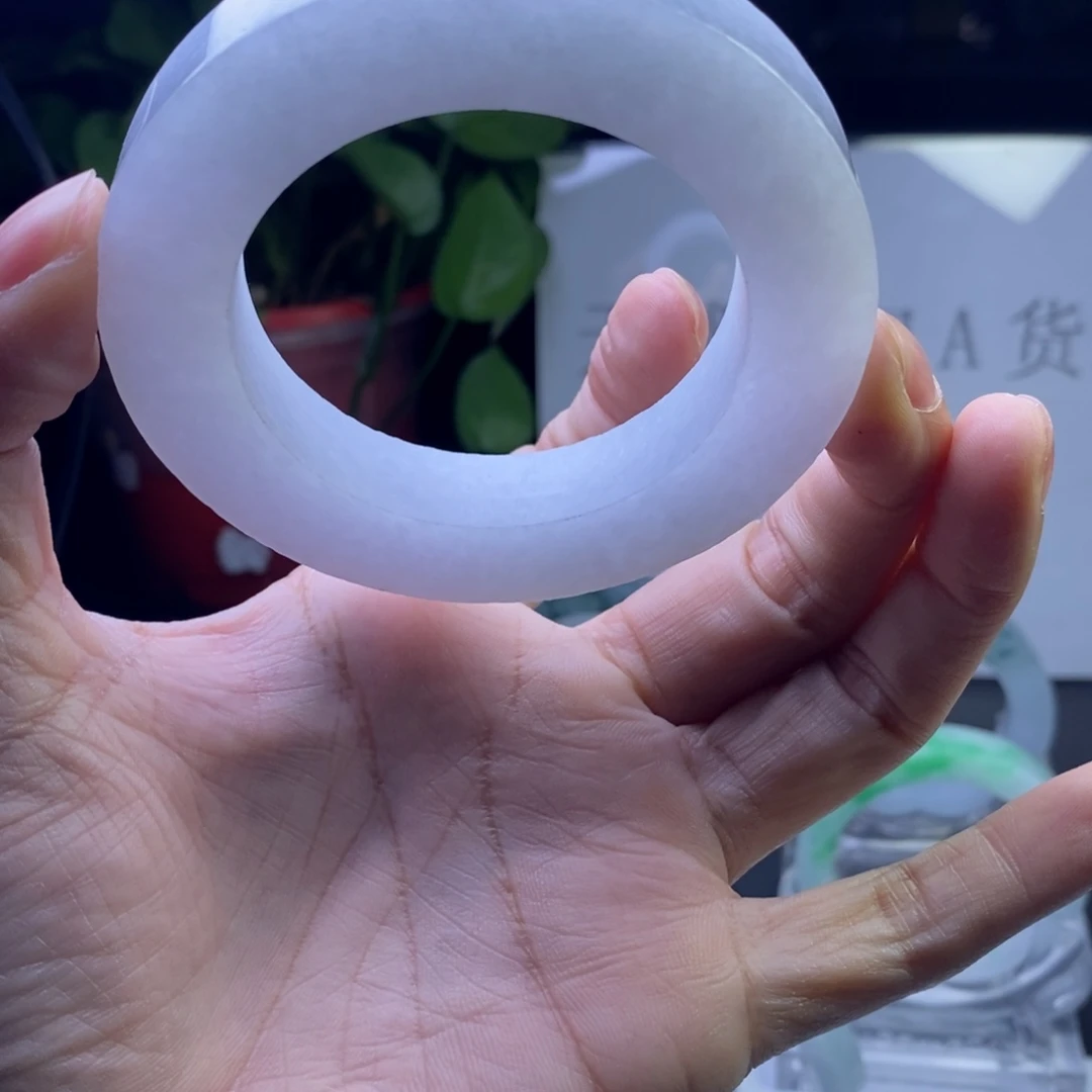 雨***虹定制翡翠未镶嵌毛胚发一个