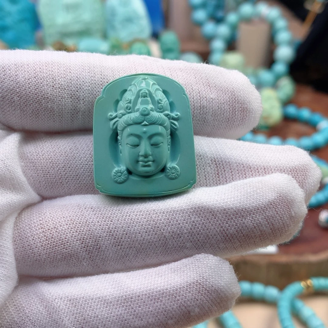 绿松石未镶嵌珠宝奇石22mm