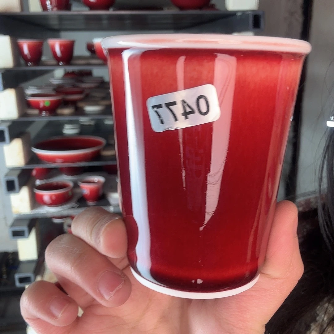 瓷片景德镇郎红陶瓷