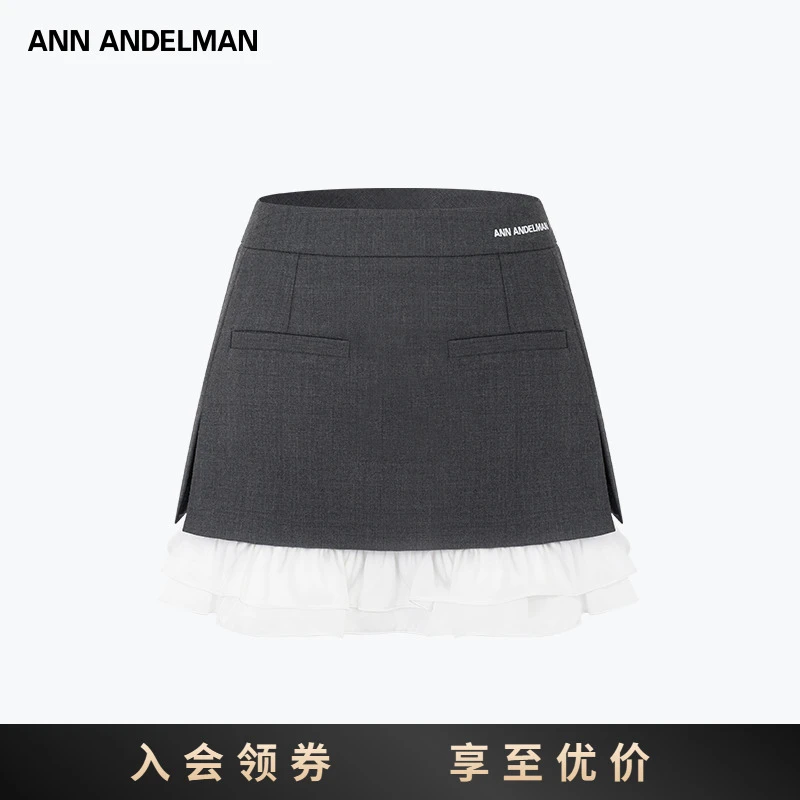 ANN ANDELMAN25春夏秋三季拼接西装半身裙