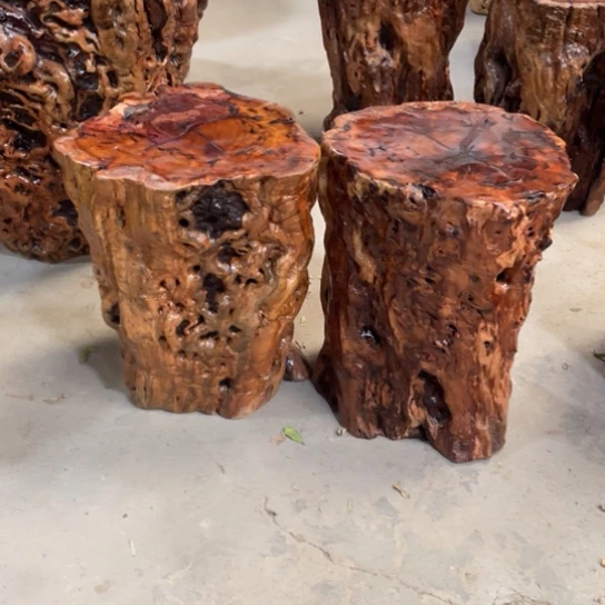 徒***生龙纹枣木精品木墩