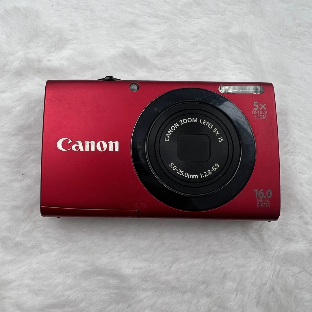 9新 Canon/佳能 a3400红色1600万像素5倍光变人像出片
