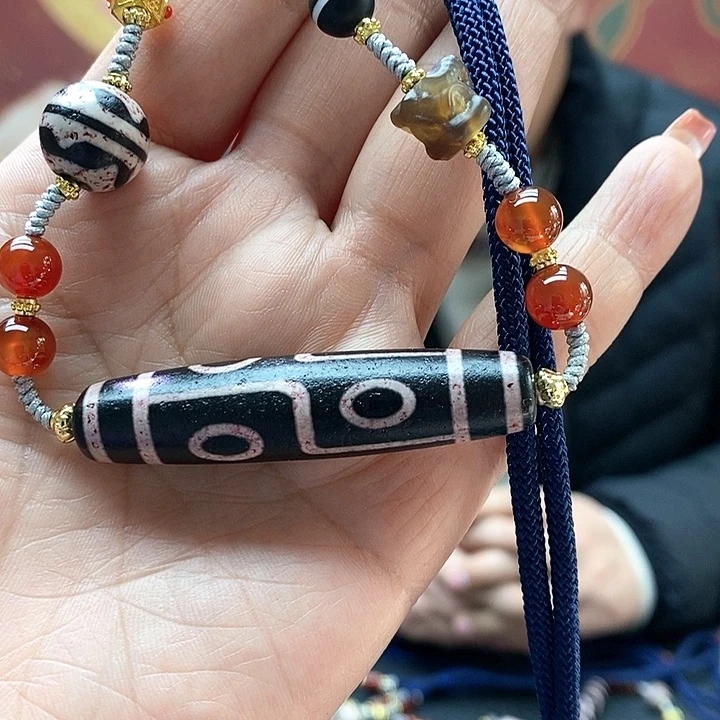 玛瑙/玉髓颈饰合金