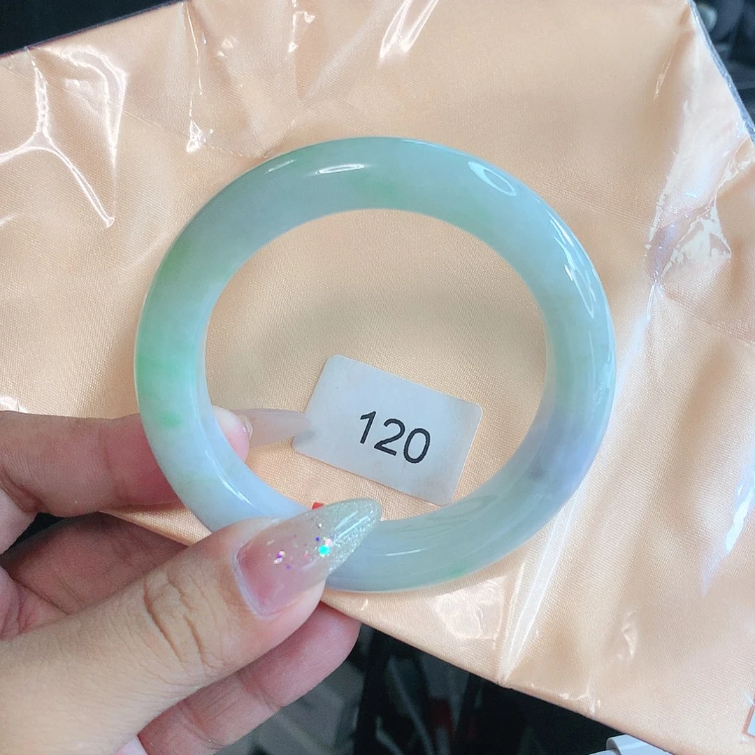 未镶嵌手镯翡翠55圈120