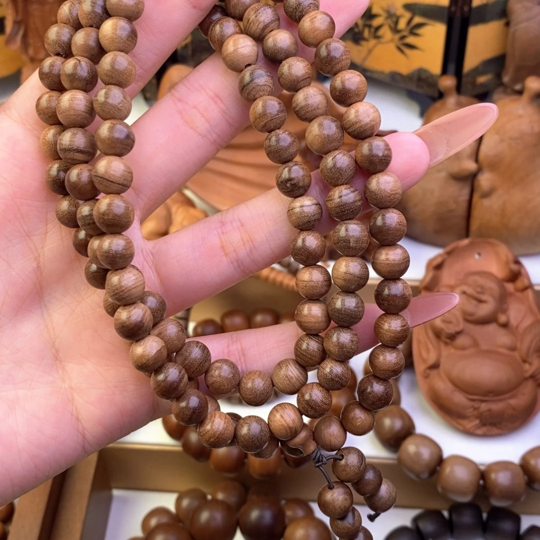 手串/手链檀香木奶香0.8多圈沉水瑕疵