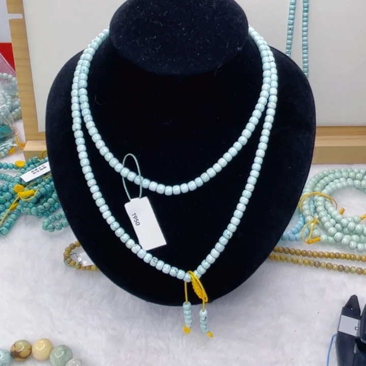 绿松石未镶嵌颈饰