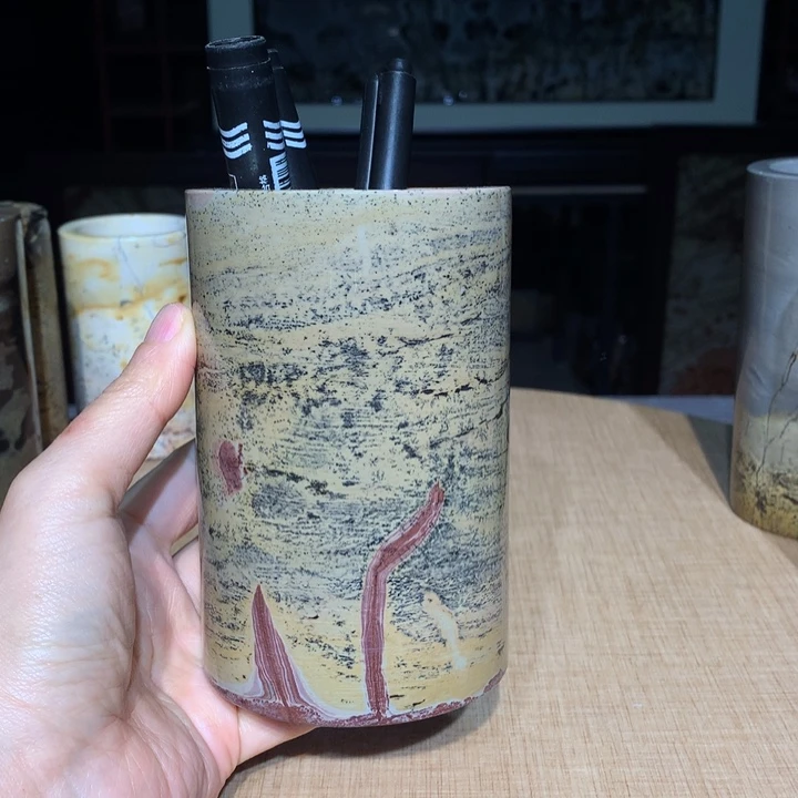 ，广西国画石摆件，收藏观赏