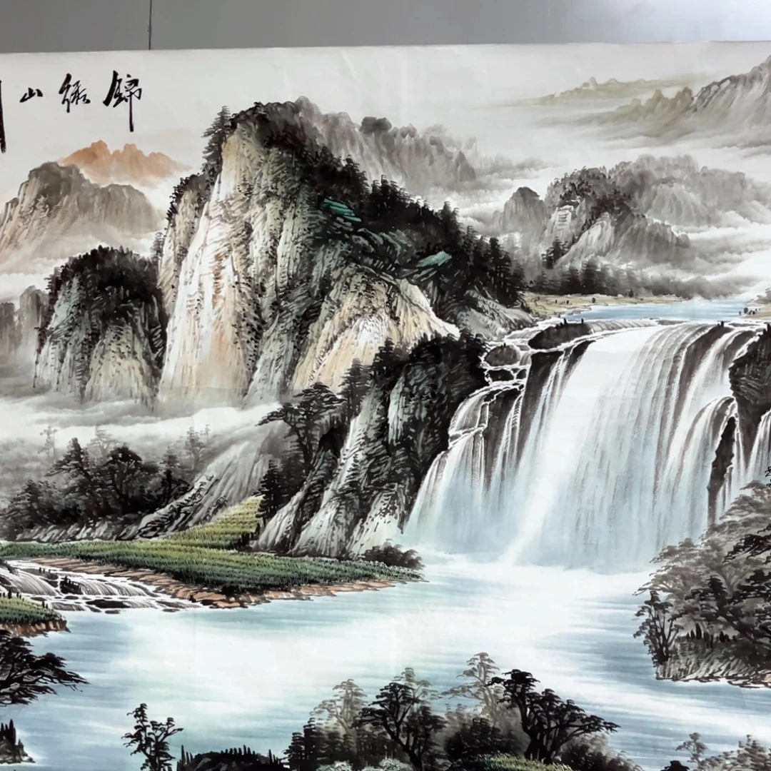 国画国画作品老师手绘