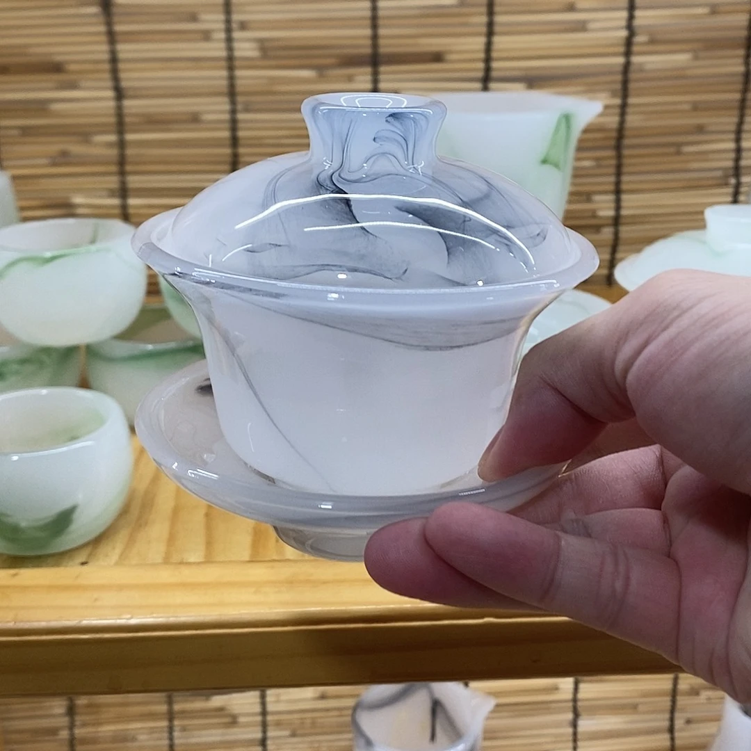 顺***然琉璃手工艺品福利款特价盖碗