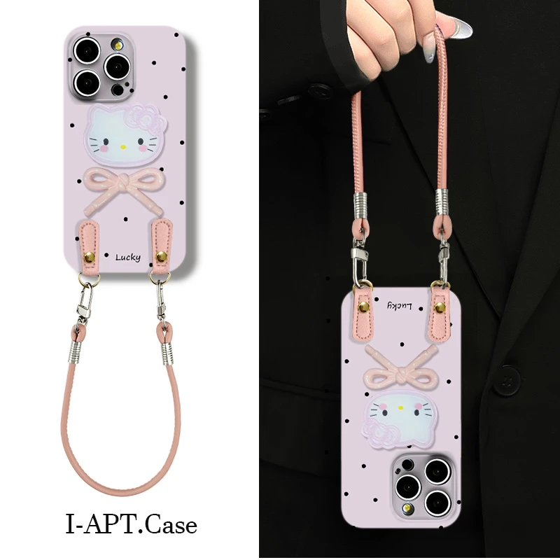 粉底满屏小波点菲林软壳适用iPhone苹果16手机壳华为oppo小米vi