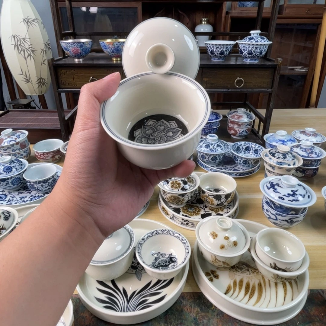 景德镇手工手绘茶具