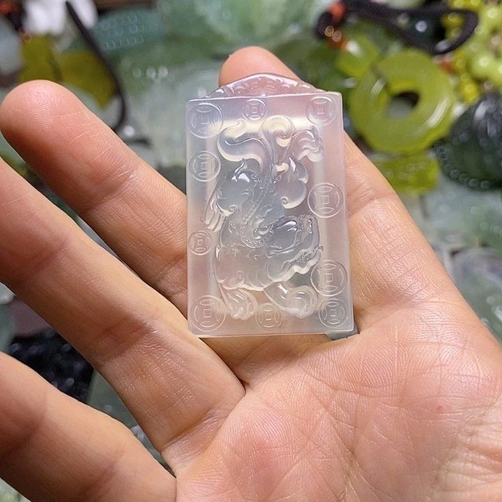 岫玉未镶嵌岫玉挂件