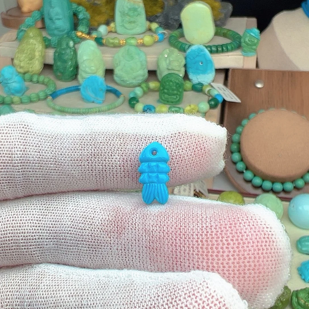 绿松石未镶嵌主播夏