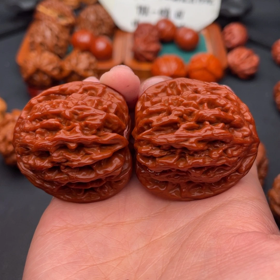 千***秋把件文玩核桃麦虎