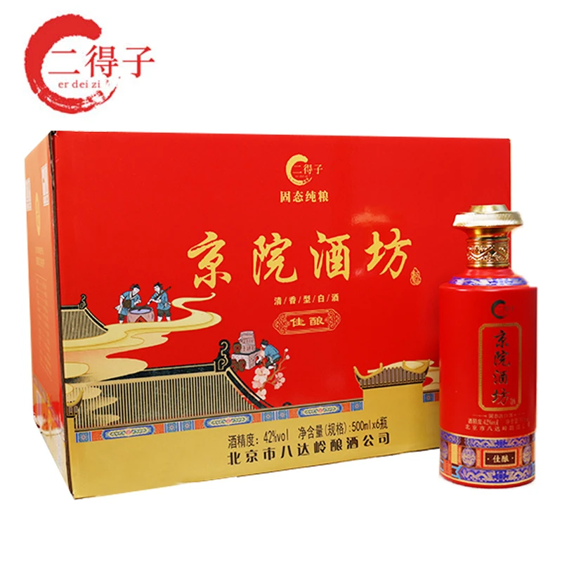 二得子42度京院酒坊佳酿500ml*642度