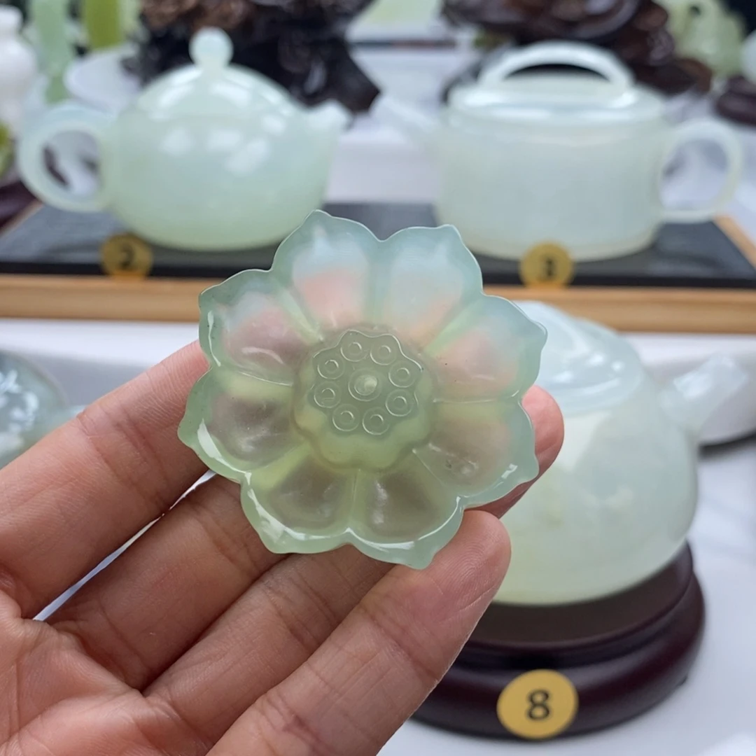 岫玉未镶嵌四大名玉香插