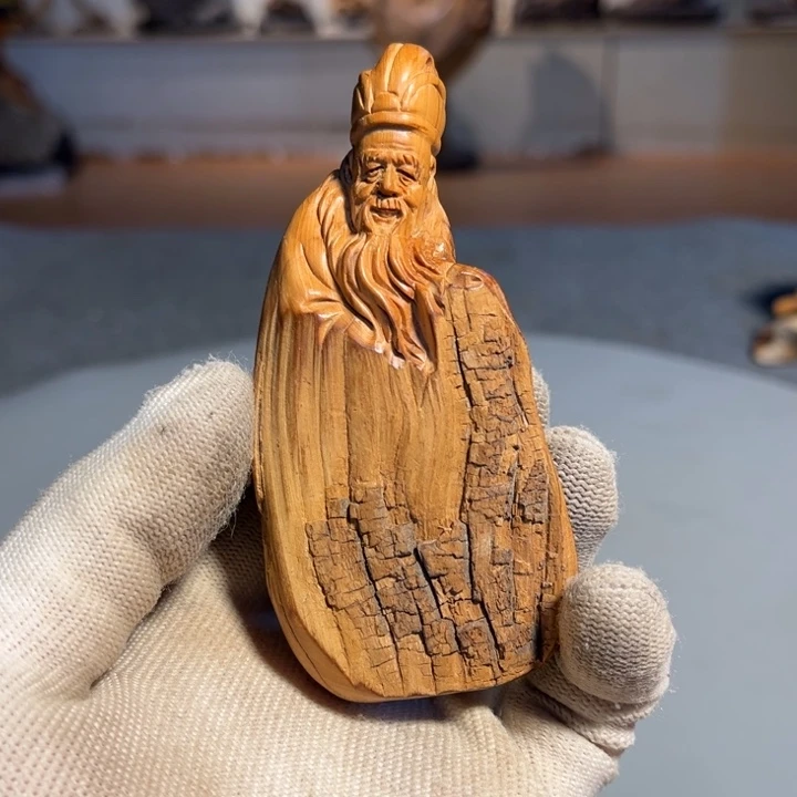 柏木（崖柏）根雕工艺摆件