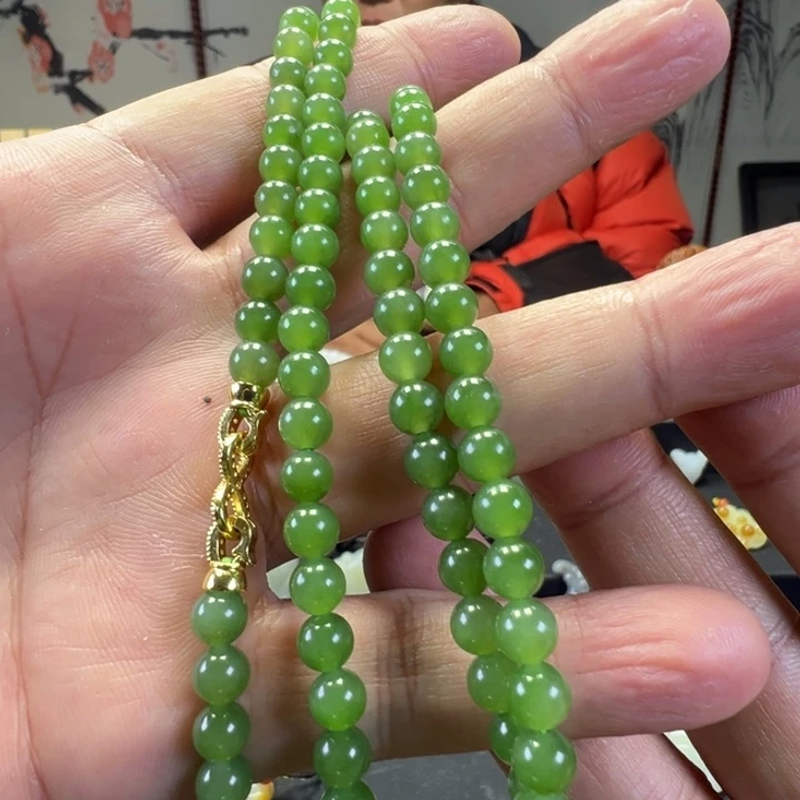 和田玉未镶嵌项链