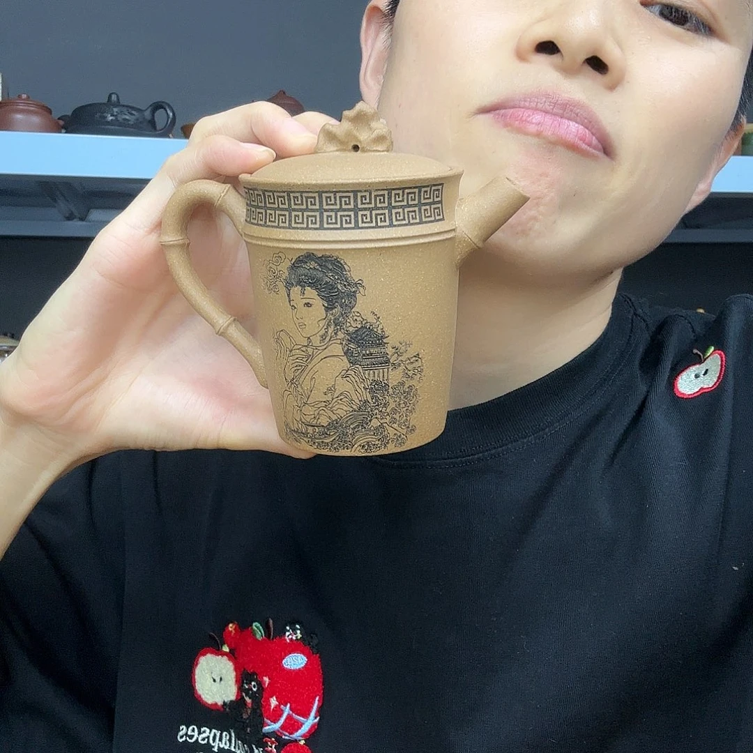 茶壶紫砂民间手艺人全手工制作