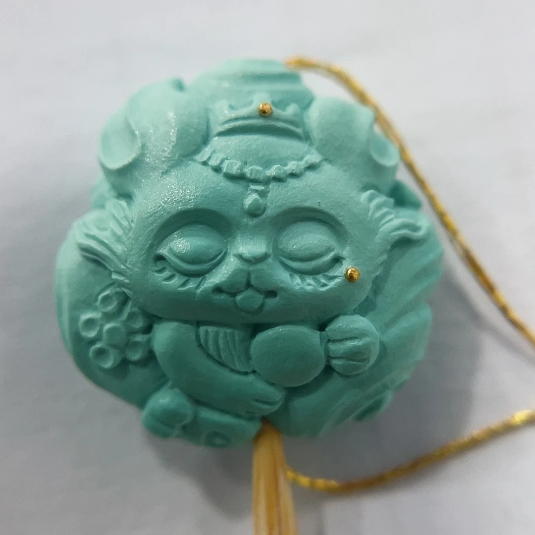 未镶嵌绿松石珠宝奇石