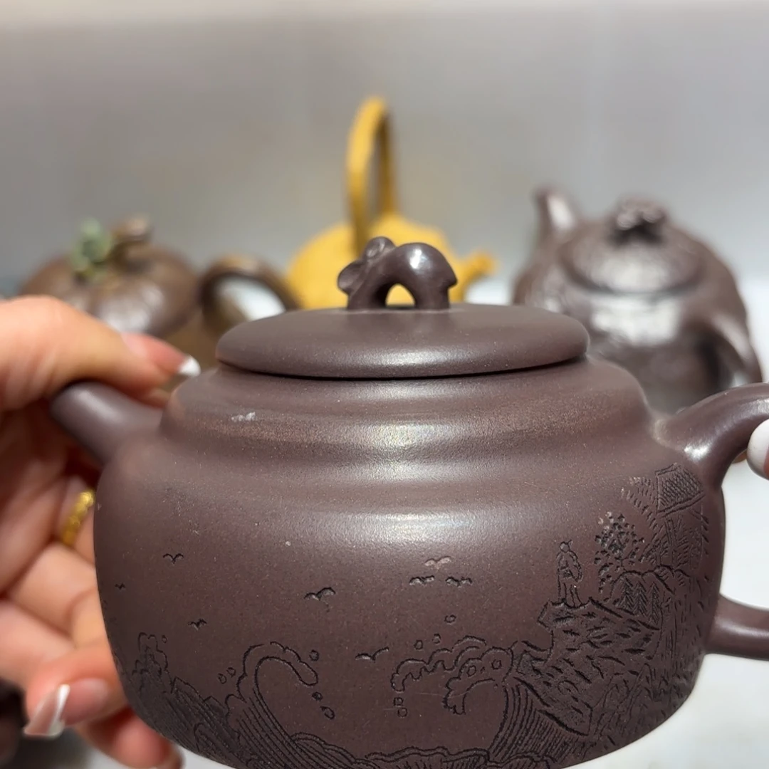 紫砂茶宠微瑕尾货听清再拍