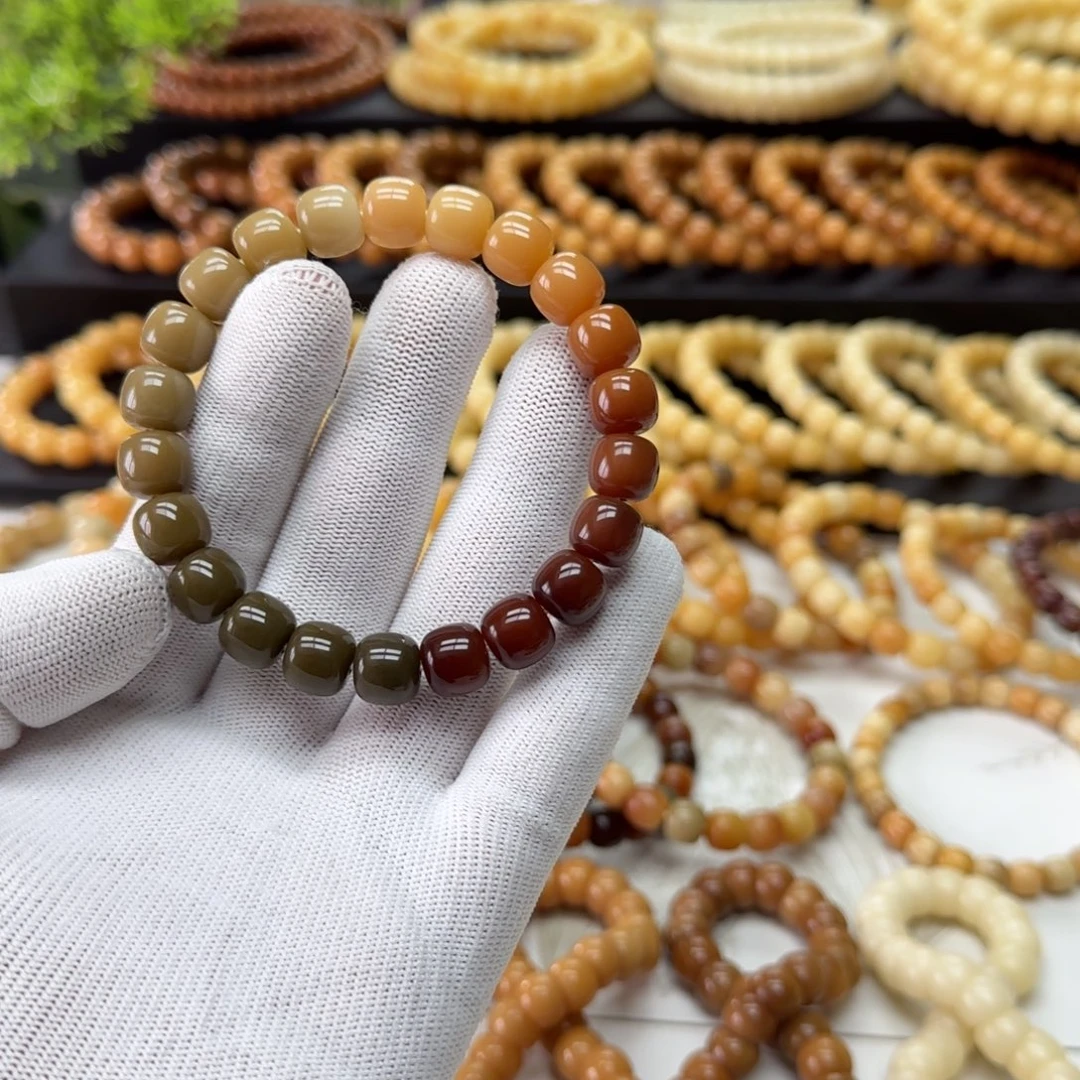 菩提根/象牙果手串10*11鬼工5年