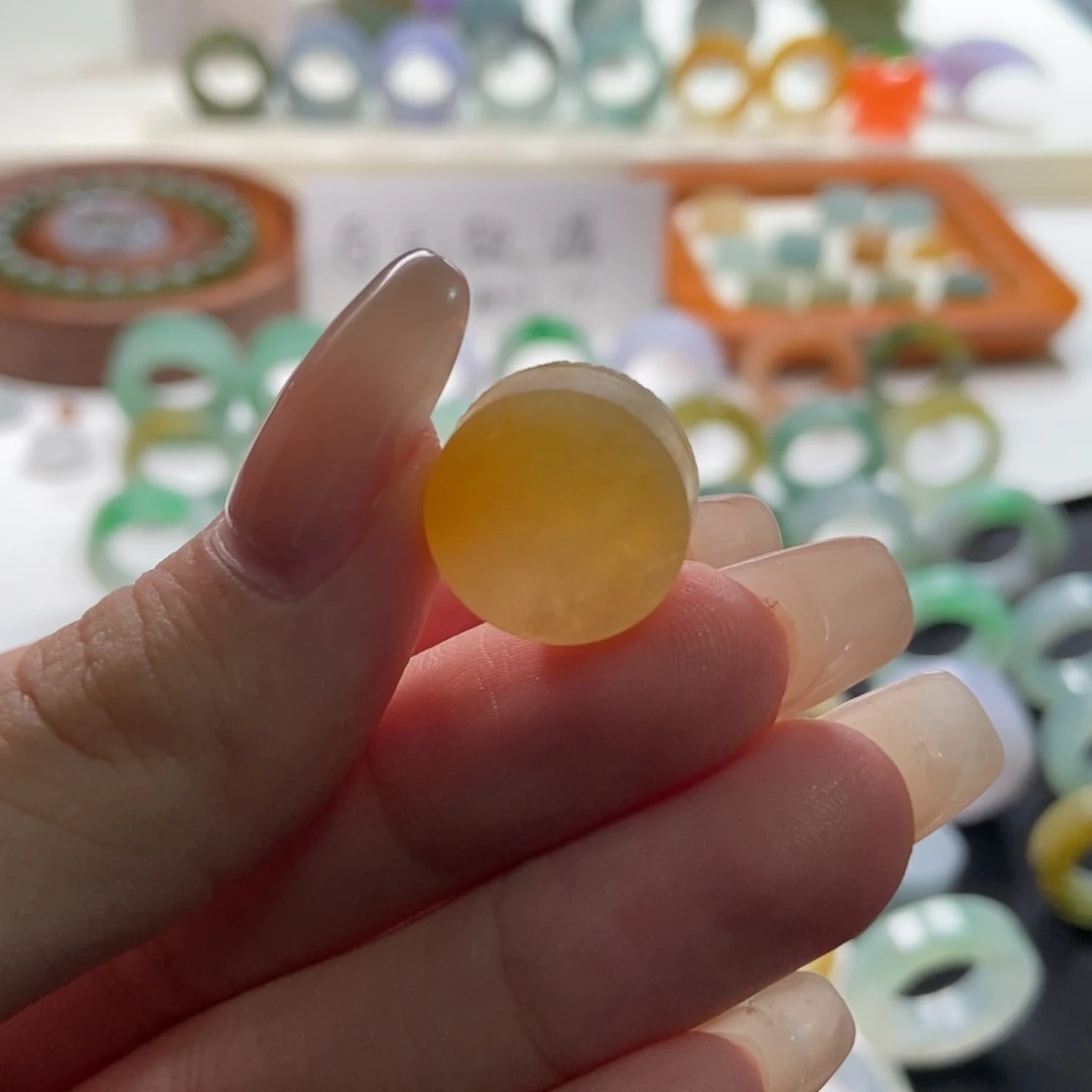 未镶嵌定制翡翠定制戒心