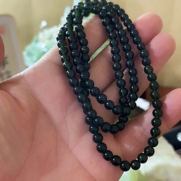 未镶嵌蛇纹石玉珠宝半成品